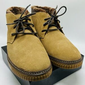 Johnston & Murphy WALLACE Chukka Boots Shearling Suede Size 9.5 Shoes